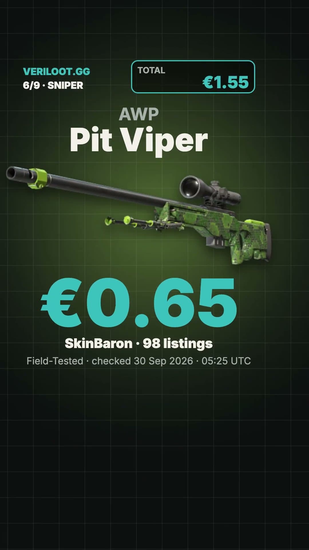 Miniature du short « Full Green CS2 Loadout for €58.14, Knife and Gloves Included 👀 »