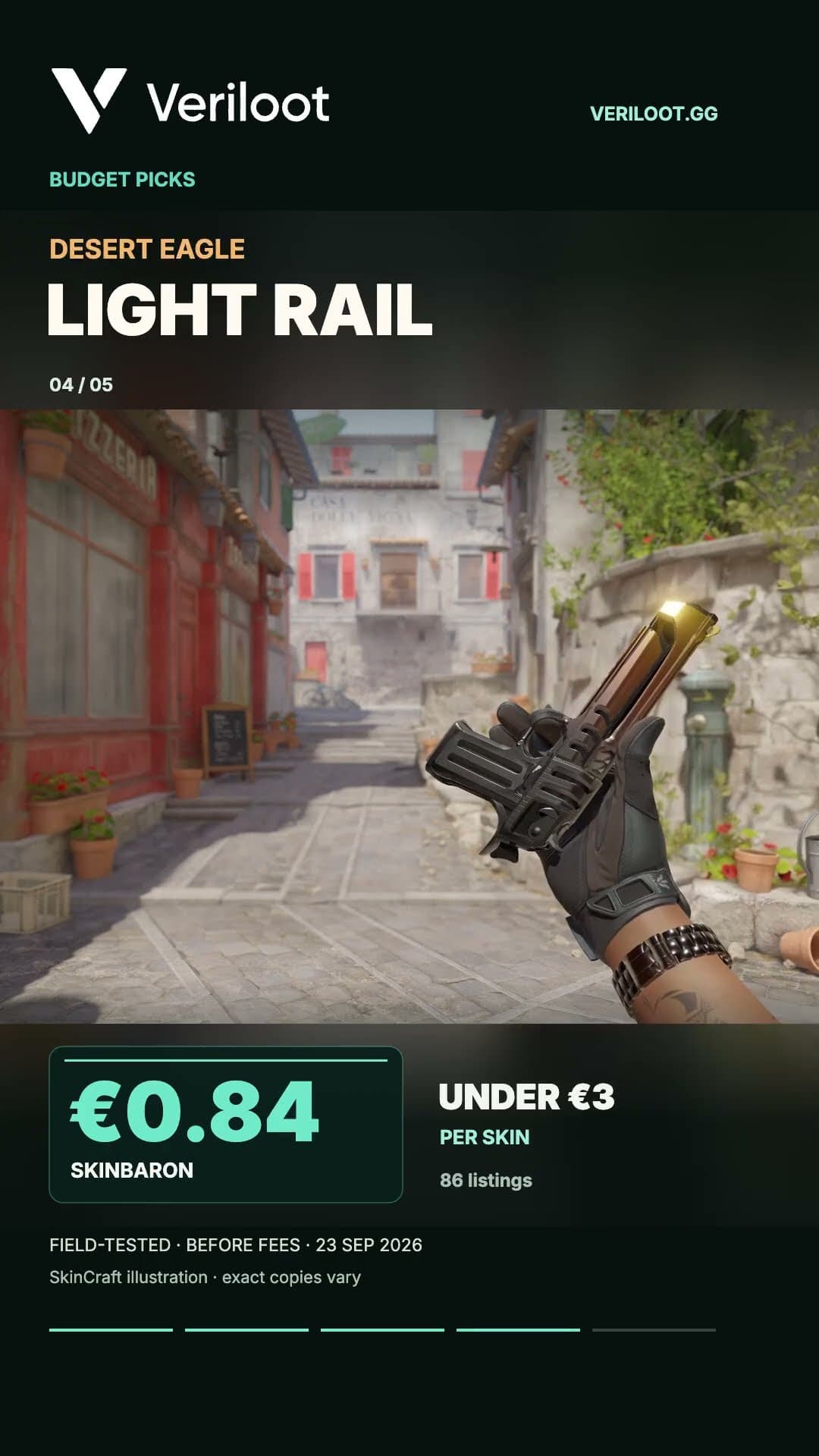 Thumbnail of the short “5 Great-Looking CS2 Skins Under €3 Each”